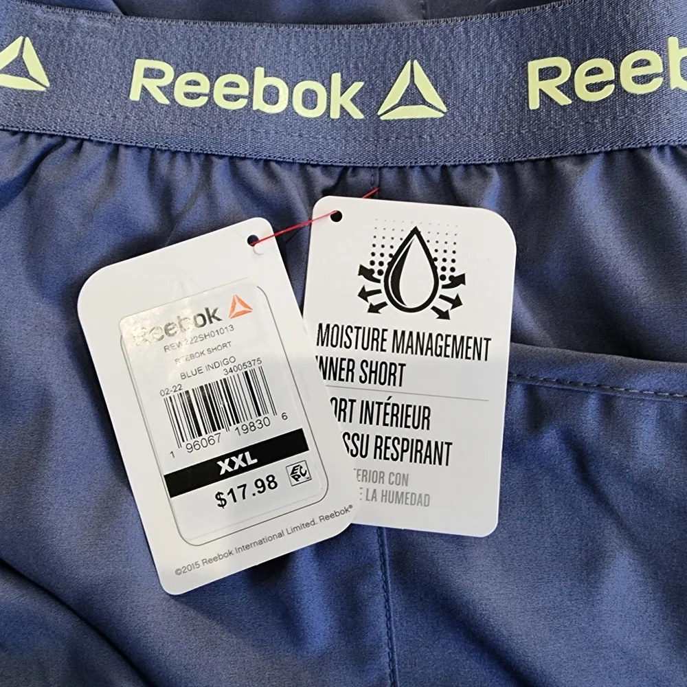 NWT Reebok Fearless Running Shorts
